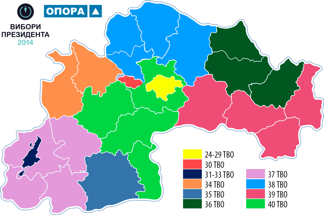Територіальні виборчі округи Дніпропетровської області